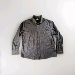Carbon 2 Cobalt Long Sleeve Brown Cotton Shirt Size Large - Picture 1 of 14