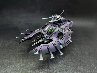 Warhammer 40K Aeldari Eldar Wave Serpent Well Painted - Image 1 of 2