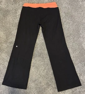 Sportliche Trainingshose Damen LuluLemon pink schwarz grau Größe 12  - Bild 1 von 5