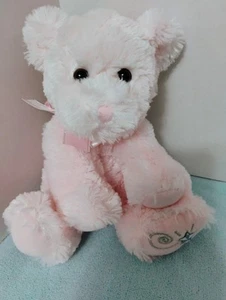RUSS 2006 Shining Stars Plush Pink Teddy Bear Stuffed Animal - Picture 1 of 7