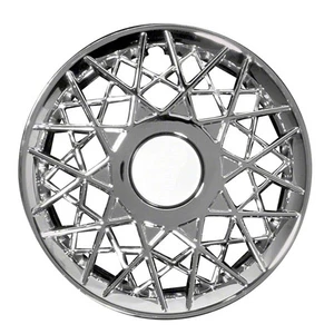 New Set Of 4, 16 Inch Chrome Laced Design Aftermarket Wheel Covers - Picture 1 of 1