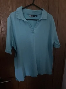 Damen Gr. Large 18/20 Polokragen T-Shirt 100% Baumwolle - Bild 1 von 3