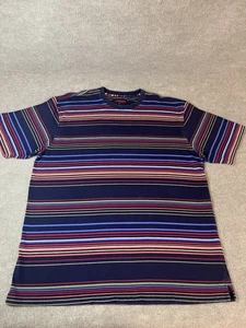 Austin Reed London Hemd XXL gestreift Retro 90er Y2K Grunge Hip Hop bunt - Bild 1 von 8