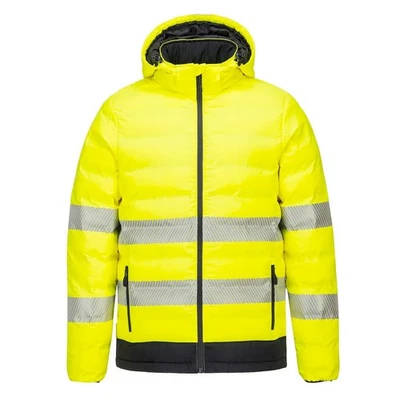PORTWEST Heizjacke S 548 gelb ULTRASONIC beheizbare Winterjacke Warnschutzjacke