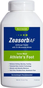 Zeasorb Athlete's Foot Antifungal Treatment Super Absorbent Powder Soothe 2.5oz - Picture 1 of 2