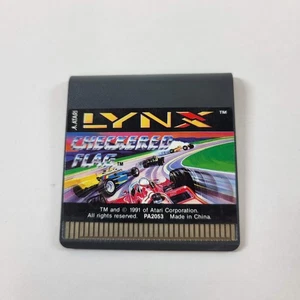 Checkered Flag (Atari Lynx, 1990) Cartridge Only - Picture 1 of 2