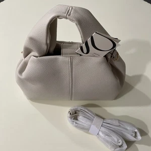 Polene Numero Neuf Mini Shoulder Bag Crossbody Leather Women Bone White - Picture 1 of 23