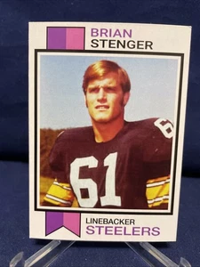 Brian Stenger Autographed Pittsburgh Steelers Custom Card - Picture 1 of 2