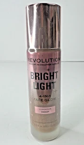 REVOLUTION BRIGHT LIGHT Makeup 4-In-1 LUMINOUS DEEP 0.77 oz SEALED-FREE SHIPPING - Picture 1 of 6