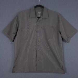 Blackhawk 1700 Shirt Mens Large Gray Short Sleeve Lightweight Outdoor Button Up - Picture 1 of 9