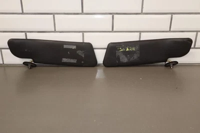 00-03 Mazda Miata NB Par Parasoles LH&RH Negro Vidrio Limpio *Ver Fotos* Foto 1 de 4