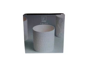 Winterschimmer Worte Teelichthalter 6,5x7cm von Räder #5010461 - Bild 1 von 1