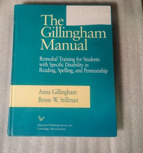 The Gillingham Manual 8th Edition 1997 Anna Gillingham Bessie Stillman Dyslexia - Bild 1 von 7