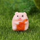  8 Pcs Garden Landscape Pigs Decoration Animal Figurines Mini
