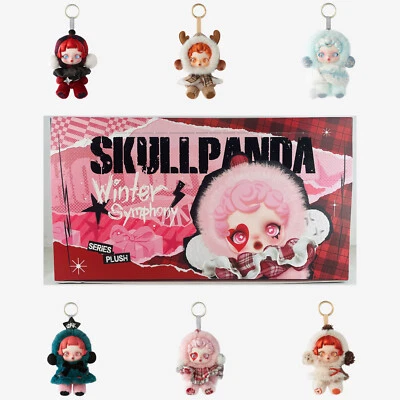 POP MART x SKULLPANDA Winter Symphony Series Confirmed Plush Figure Toys Dolls - Image 1 of 4