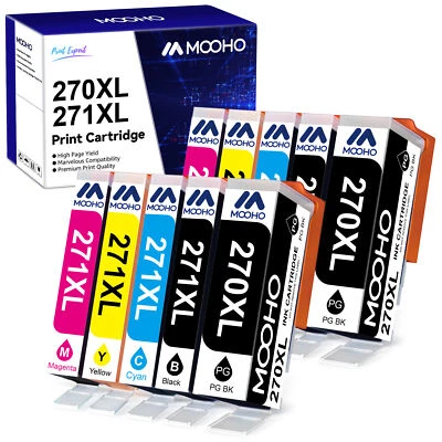 PGI-270XL CLI-271XL Ink Set Value pack for Canon PIXMA MG6820 MG6822 MG5722 lot - Image 1 of 4