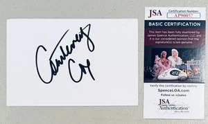 Courteney Cox signiert handsigniert 4x6 Karte JSA Zertifikat Freunde Ace Ventura - Bild 1 von 1