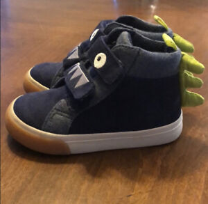 GAP Toddler Dino High Top Sneakers Shoes Dino Fin Comfortable Stylish Graphics
