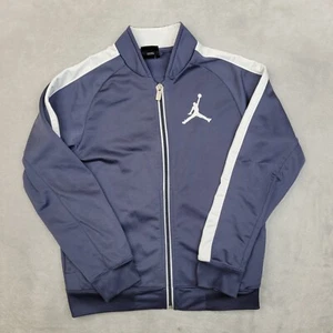 Jordan Sweatshirt Boys Small Full Zip Up Jacket Sweater Jumpman Youth Kids 8-10 - Picture 1 of 6