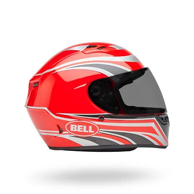 Bell Qualifier Motorcycle Helmets Conduit Charcoal/Candy Red Medium Foto 1 de 4