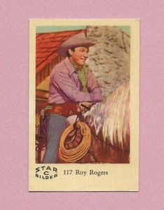1962 Dutch Gum Card Star Bilder C #117 Roy Rogers