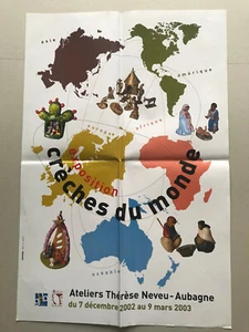 Affiche Aubagne Exposition Crèches Du Monde 2003 - Imagen 1 de 2