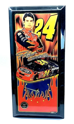 Jeff Gordon Dupont #24 Wood JEBCO Clock #0030 OF 5000 Very Rare! In Original Box Cover