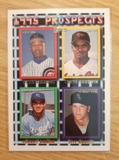 1995 TOPPS TIMMONS GOODWIN DAMON ABBOTT #599 CUBS ORIOLES ROYALS WHITE SOX