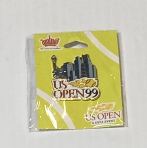 1999 US OPEN TENNIS New York Statue of Liberty Pin Button USTA - Picture 1 of 4