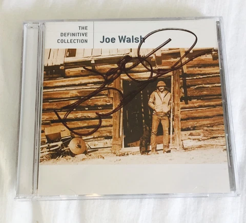 Joe Walsh The Eagles Signed Autographed The Definitive Collection CD Henley Frey Cover