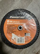 Powercare Universal Plastic Wheel for Lawn Mowers Replacement 8 in. x 1.75 in. 