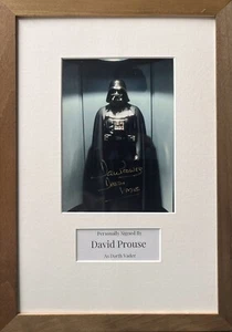 Star Wars  Movie Montage Original Signed By David Prouse As Darth Vader - Picture 1 of 6