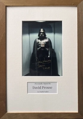 Star Wars  Movie Montage Original Signed By David Prouse As Darth Vader - Image 1 of 4