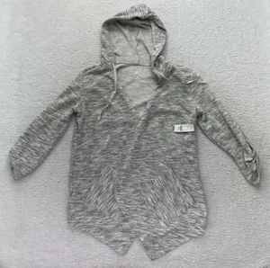 New York & Company Damen Medium M Hoodie vorne offen meliert grau Taschen - Bild 1 von 11
