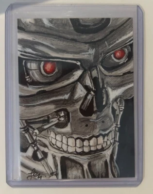 Terminator T800 Sketch Card - Image 1 of 3