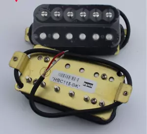 Artec Adjustable Poles Humbucker Set HBC115 Black - Picture 1 of 3