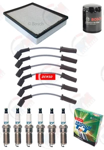 BOSCH Tune Up Kit w/ DENSO "IRIDIUM" for 2014-2016 Chevrolet GMC 1500 4.3L V6 - Picture 1 of 1