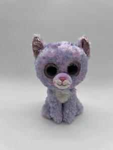 Ty Beanie Boos CASSIDY the 6" Purple Cat Stuffed Animal Toy Plush 2023 - Picture 1 of 7