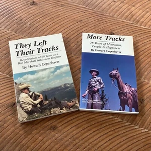 2 BK Set: They Left Their Tracks & More Tracks Hunting Inscribed Copenhaver - Picture 1 of 4