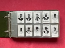 COUNTY CRICKETERS 1907 TADDY (REPRINT 1987) ALL 16 SETS IN ALBUM (238 CARDS)