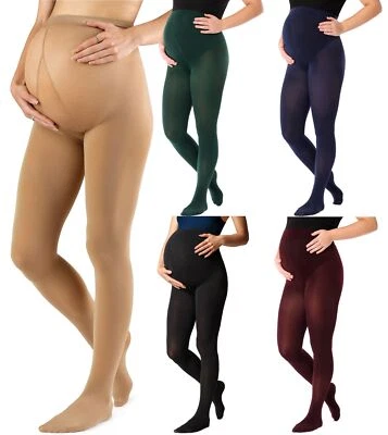 Be Mammy Umstandsstrumpfhose 100 DEN Warm Blickdicht Umstands-Strumpfhose S-XL - Bild 1 von 2