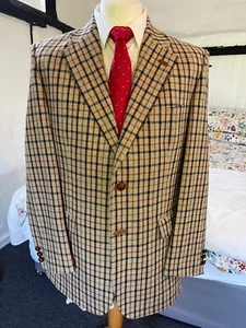 DAKS Sakko kariert 100% Schurwolle 42 R exquisite Qualität - Bild 1 von 14