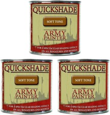 The Army Painter 3 Pcs Quickshade Varnish Set For Miniature Painting 250 Ml