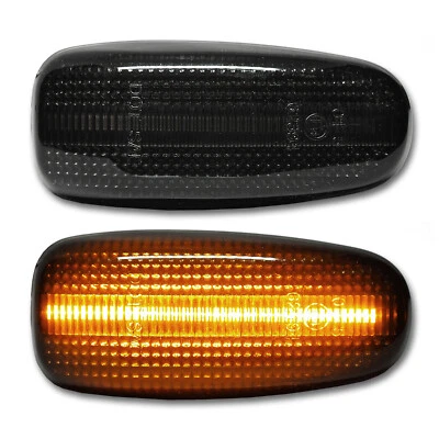 SCHWARZE LED Seitenblinker Mercedes E W210 CLK 208 SLK R170 Vito W638 Sprinter - Bild 1 von 3