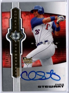 2007 Ultimate Collection Baseball Signatures Chris Stewart ROOKIE AUTO RANGERS - Picture 1 of 1