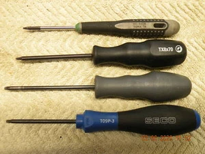 x4 off Torx keys T6 Tx8x70 T09P-3 TX15 used Lot #5 - Picture 1 of 2