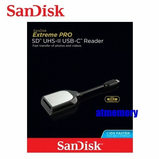 Sandisk Extreme Pro SD SDHC SDXC UHS-II Card Reader USB3.1 SDDR-409 - Image 1 of 1