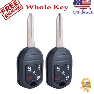 2 for 2012 2013 2014 2015 2016 2017 Ford Expedition Flex Remote Start Key Fob 5B - Image 1 of 4