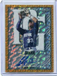 2020 Leaf Perfect Game Autographs Metal Gold Marble Proof Edwin Arroyo Auto 1/1 - Picture 1 of 2