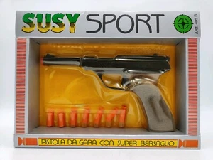 VINTAGE Susy Olimpia Proiettili Colpi Ricambio Toy Pistola gara Bersaglio Gun - Picture 1 of 4